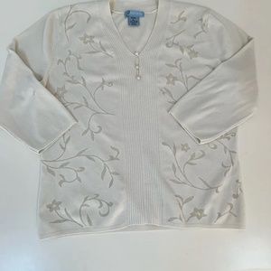 Designers Originals Lightweight Knit Top PL Ivory